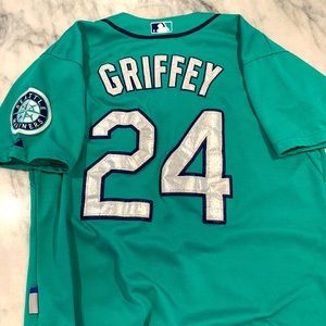 Ken Griffey Jr Seattle Mariners Teal Jersey MLB